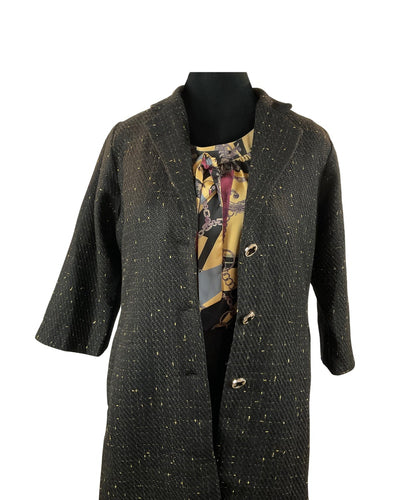 Good quality women's winter coats, black tweed wool coat, Perth, Au